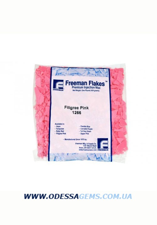 Воск FREEMAN розовый "Filigree Pink" (чешуйки, 454 г)