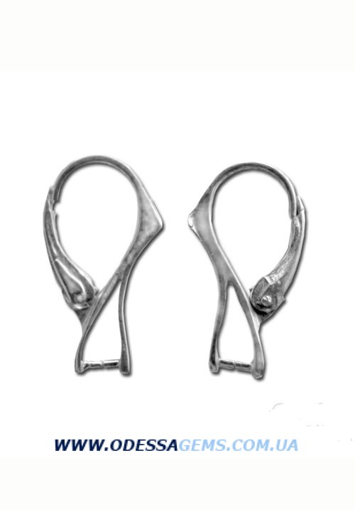 Застежки на серьги серебро 925 №006 